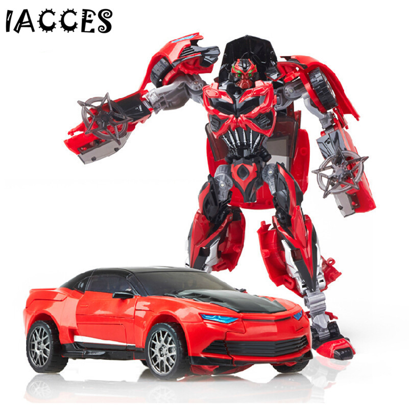 Plastic ABS + Alloy Transformation Action Figure Toys Classic Movie 4 Series Robot Car Cool Juguetes Boy Toys Party Gift